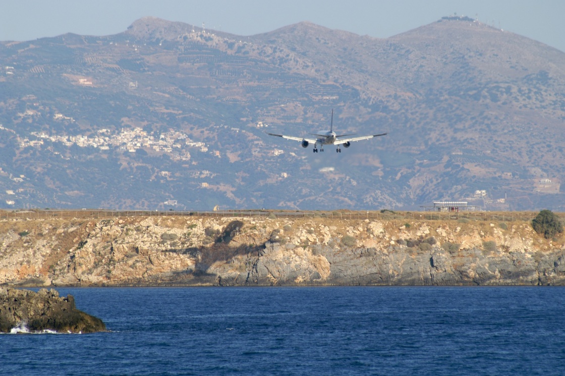 'Landing in Heraklion, Crete, Greece' - Crete