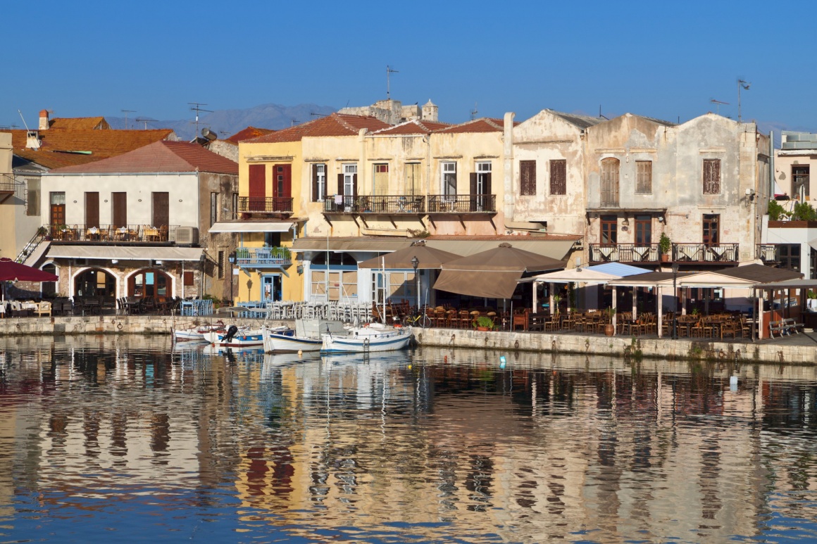 'Rethymno city and the old Venetian port at Crete island in Greece' - Crete